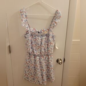 Altar'd State Blue Floral Romper
